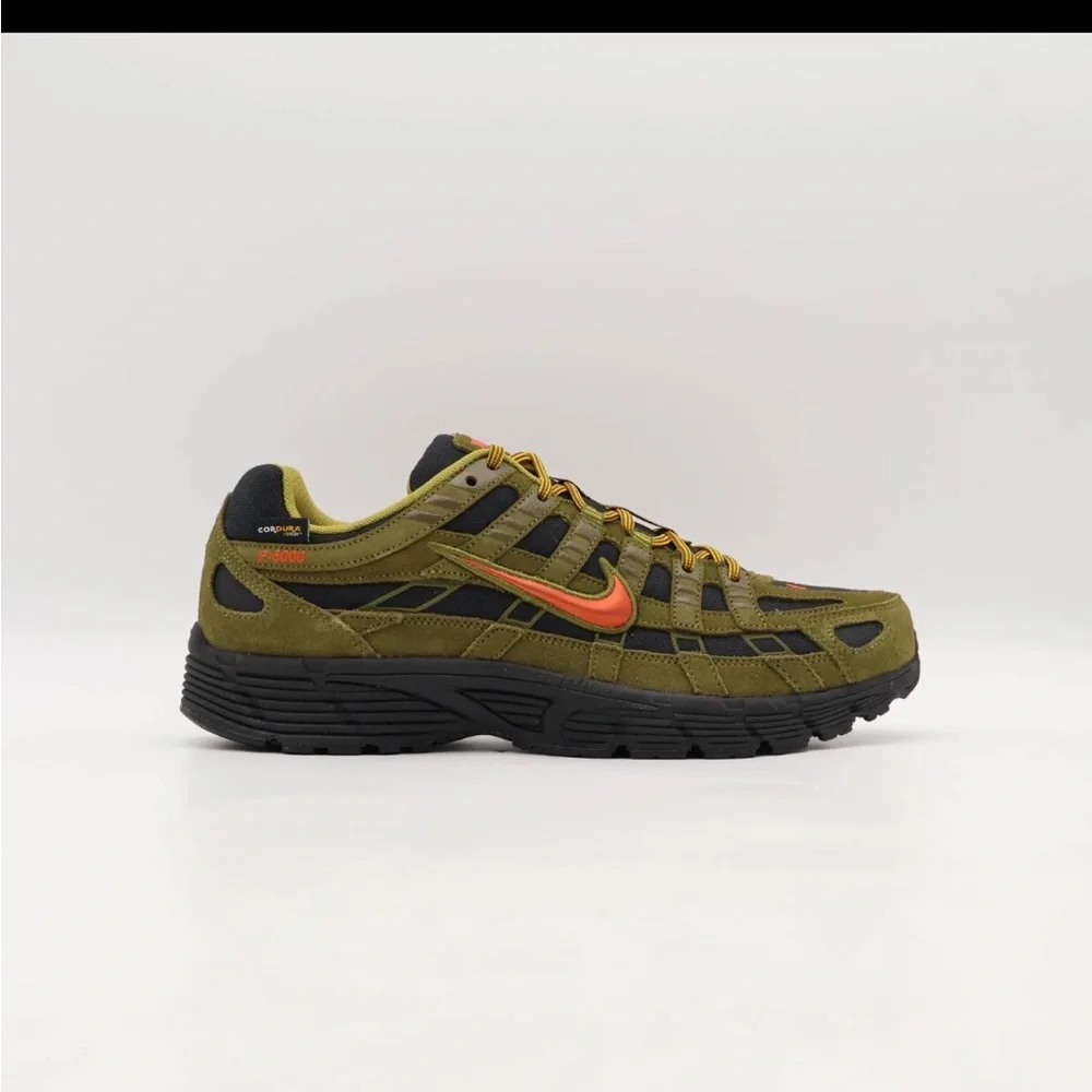 IH0946-300 Nike P-6000 Premium Cordura Olive Flak Black Quantum Moss new - Picture 1 of 6